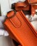 Hermes Evelyne III PM 29 Handmade Bag in Orange Clemence Leather