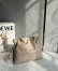 Loewe Flamenco Clutch Bag in Sand Nappa Calfskin