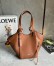 Loewe Hammock Flip Bag in Brown Calfskin