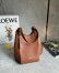 Loewe Hammock Flip Bag in Brown Calfskin