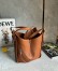 Loewe Hammock Flip Bag in Brown Calfskin