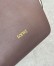 Loewe Hammock Flip Bag in Dark Chestnut Calfskin