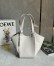 Loewe Hammock Flip Bag in Light Ghost Calfskin