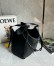 Loewe Hammock Flip Bag in Black Calfskin
