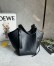 Loewe Hammock Flip Bag in Black Calfskin