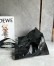 Loewe Fold Shopper Bag in Black Paper Calfskin 