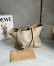 Loewe Medium Horizontal Puzzle Fold Tote Bag in Clay Grained Leather