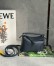 Loewe Puzzle Mini Bag in Navy Blue Grained Calfskin