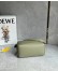 Loewe Puzzle Edge Small Bag in Eucalyptus Green Classic Calfskin 