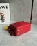 Loewe Featherlight Puzzle Small Bag in Red Nappa Lambskin