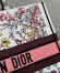 Dior Large Book Tote Bag In White Multicolor Florilegio Embroidery