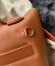 Hermes 24/24 Mini 21 Touch Bag in Gold Evercolor and Ostrich Leather 