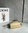 Loewe Mini Flamenco Clutch Bag in Clay Green Nappa Calfskin