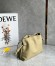 Loewe Mini Flamenco Clutch Bag In Clay Green Calfskin