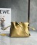 Loewe Flamenco Clutch Bag In Dark Butter Calfskin