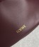 Loewe Flamenco Purse Bucket Bag in Burgundy Nappa Lambskin