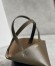Loewe Mini Puzzle Fold Tote Bag in Dark Green Calfskin