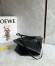 Loewe Medium Puzzle Fold Tote Bag in Black Calfskin
