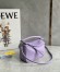 Loewe Puzzle Mini Bag In Lilas Grained Calfskin 