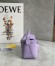 Loewe Puzzle Mini Bag In Lilas Grained Calfskin 