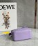 Loewe Puzzle Mini Bag In Lilas Grained Calfskin 