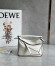 Loewe Puzzle Mini Bag In White Grained Calfskin 