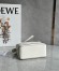 Loewe Puzzle Mini Bag In White Grained Calfskin 