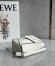 Loewe Puzzle Mini Bag In White Grained Calfskin 