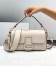 Fendi Medium Baguette Bag In White Grain Leather