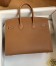 Hermes Birkin 25 Sellier Handmade Bag In Gold Epsom Calfskin