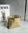 Loewe Mini Flamenco Clutch Bag in Clay Green Nappa Calfskin