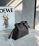 Loewe Mini Flamenco Clutch Bag in Chocolate Nappa Calfskin
