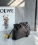Loewe Mini Flamenco Clutch Bag in Chocolate Nappa Calfskin