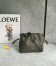 Loewe Mini Flamenco Clutch Bag in Khaki Green Nappa Calfskin