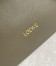 Loewe Mini Flamenco Clutch Bag in Khaki Green Nappa Calfskin