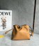 Loewe Mini Flamenco Clutch Bag in Warm Desert Nappa Calfskin