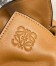 Loewe Flamenco Clutch In Brown Nappa Leather