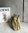 Loewe Flamenco Clutch Bag In Clay Green Calfskin