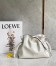 Loewe Flamenco Clutch In White Nappa Leather