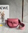 Loewe Mini Gate Dual Bag In Plumrose Calfskin