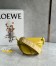 Loewe Gate Dual Mini Bag in Yellow Calfskin
