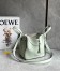 Loewe Compact Hammock Bag in Light Celadon Grained Calfskin