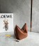 Loewe Mini Hammock Hobo Bag in Brown Calfskin 