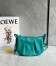 Loewe Paseo Satchel Bag in Green Nappa Leather