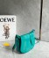 Loewe Paseo Satchel Bag in Green Nappa Leather