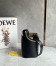 Loewe Mini Pebble Bucket Bag in Black Calfskin