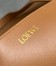 Loewe Large Puzzle Fold Tote Bag in Tan and Black Calfskin