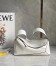 Loewe Puzzle Hobo Bag In White Nappa Calfskin