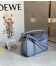 Loewe Puzzle Mini Bag In Atlantic Blue Calfskin Leather