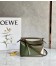 Loewe Puzzle Mini Bag In Green/Oat Calfskin